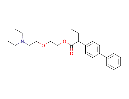 α-Aethyl-<4>biphenylylessigsaeure-<2-(2-diaethylamino-aethoxy)-aethylester>