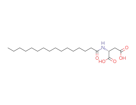 Molecular Structure of 863199-04-6 (D-Aspartic acid, N-(1-oxohexadecyl)-)