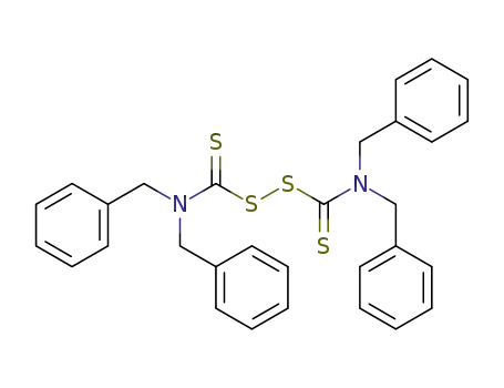Molecular Structure of 10591-85-2 (Tetrabenzylthiuramdisulfide)
