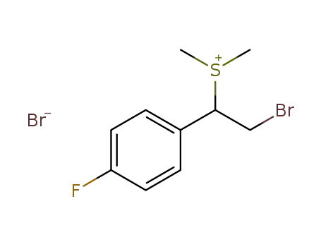 (2-bromo-1-(4-fluorophenyl)ethyl)dimethylsulfonium bromide