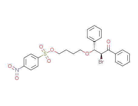 4-(2-bromo-3-oxo-1,3-diphenylpropoxy)butyl 4-nitrobenzenesulfonate