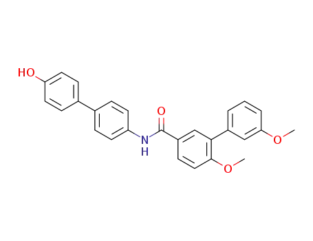 N-(4'-hydroxy-[1,1'-biphenyl]-4-yl)-3',6-dimethoxy-[1,1'-biphenyl]-3-carboxamide