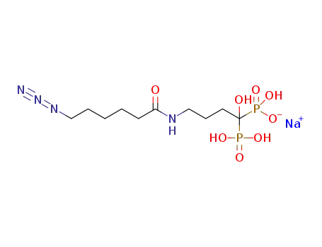 [4-(6-azidohexanamido)-1-hydroxy-1-(hydroxy-oxido-phosphoryl)butyl]phosphonic acid sodium salt