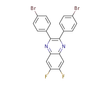 2,3-bis(4′-bromophenyl)-6,7-difluoroquinoxaline