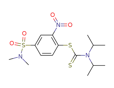 Diisopropyl-dithiocarbamic acid 4-dimethylsulfamoyl-2-nitro-phenyl ester