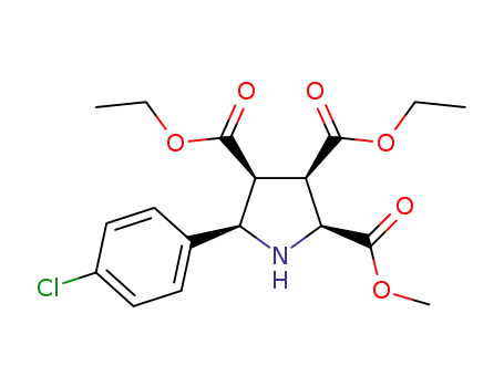 (2S,3R,4S,5R)-3,4-diethyl 2-methyl 5-(4-chlorophenyl)pyrrolidine-2,3,4-tricarboxylate
