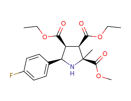 (2S,3R,4S,5R)-3,4-diethyl 2-methyl 5-(4-fluorophenyl)-2-methylpyrrolidine-2,3,4-tricarboxylate