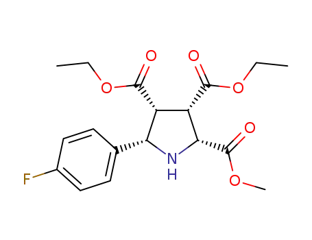 (2R,3S,4R,5S)-3,4-diethyl 2-methyl 5-(4-fluorophenyl)pyrrolidine-2,3,4-tricarboxylate