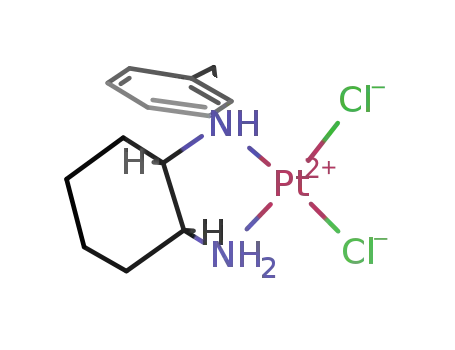 cis-dichloro[(1R,2R)-N1-benzyl-1,2-diaminocyclohexane-N,N']platinum(II)