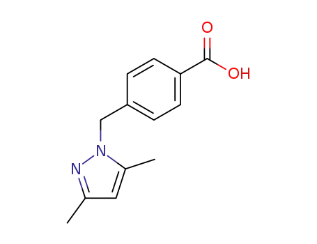 4-((3,5-dimethyl-1H-pyrazol-1-yl)methyl)benzoic acid