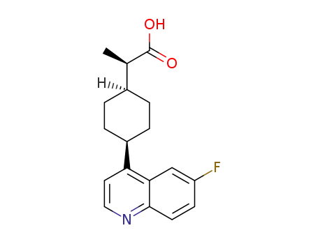 (R)-2-((1S,4S)-4-(6-fluoroquinolin-4-yl)cyclohexyl) propanoic acid