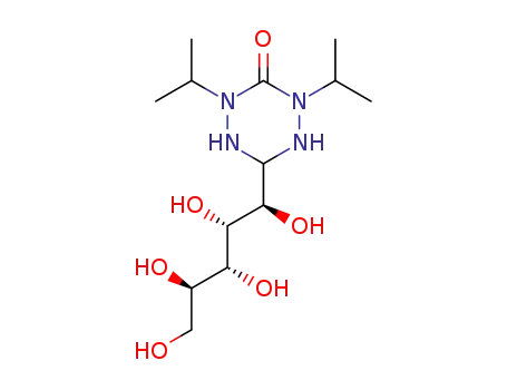 1'R,2'R,3'R,4'R-2,4-diisopropyl-6-(1',2',3',4',5'-pentahydroxypentyl)-1,2,4,5-tetrazinan-3-one