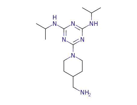 6-(4-(aminomethyl)piperidin-1-yl)-N2,N4-diisopropyl-1,3,5-triazine-2,4-diamine
