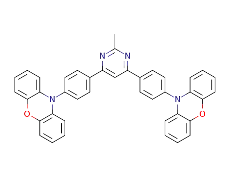 4,6-bis(4-(10H-phenoxazin-10-yl)phenyl)-2-methylpyrimidine