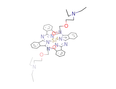 bis{2-[2-(diethylamino)ethoxy]ethoxy}silicon(IV) phthalocyanine