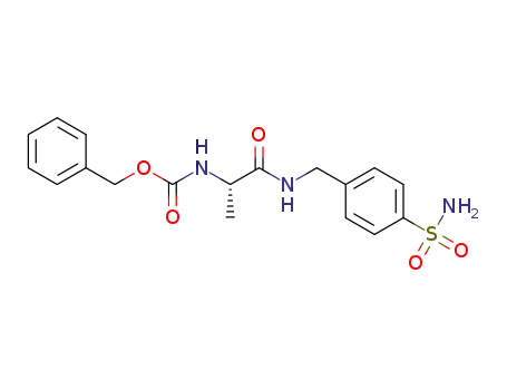 (S)-benzyl (1-oxo-1-((4-sulfamoylbenzyl)amino)propan-2-yl)carbamate