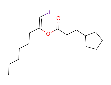 (Z)-1-iodooct-1-en-2-yl 3-cyclopentylpropanoate