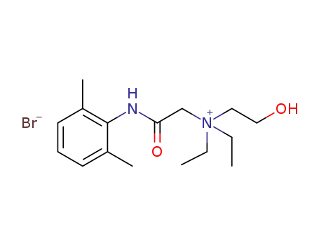 2-(2,6-dimethylphenylamino)-N,N-diethyl-N-(2-hydroxyethyl)-2-oxoethanaminium bromide