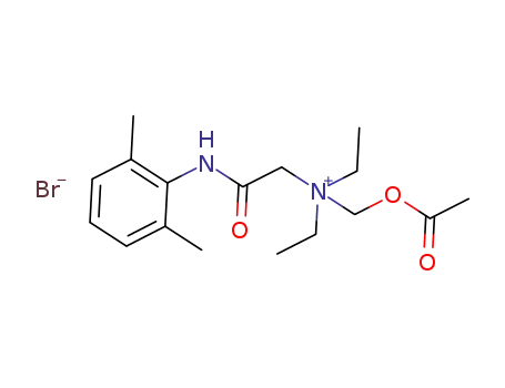 N-(acetoxymethyl)-2-((2,6-dimethylphenyl)amino)-N,N-diethyl-2-oxoethan-1-aminium bromide