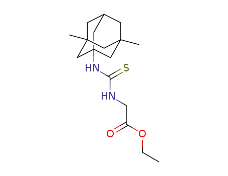 ethyl {[(3,5-dimethyladamantan-1-yl)carbamothioyl]amino}acetate