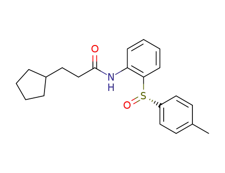 3-cyclopentyl-(S)-N-(2-(p-tolylsulfinyl)phenyl)propionamide
