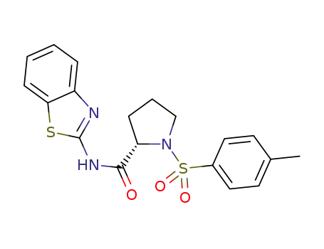 N-(1,3-benzothiazol-2-yl)-1-(4-methylbenzenesulfonyl)pyrrolidine-2-carboxamide
