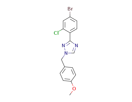 3-(4-bromo-2-chlorophenyl)-1-(4-methoxybenzyl)-1H-1,2,4-triazole