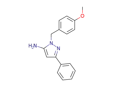 1-(4-methoxybenzyl)-3-phenyl-1H-pyrazol-5-amine