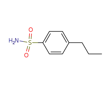 Molecular Structure of 1132-18-9 (Benzenesulfonamide, 4-propyl- (9CI))