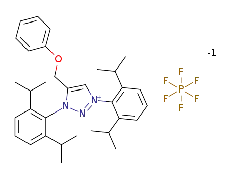 1,3-bis(2,6-diisopropylphenyl)-4-(phenoxymethyl)-1,2,3-triazolium hexafluorophosphate