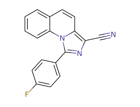 1-(4-fluorophenyl)imidazo[1,5-a]quinoline-3-carbonitrile