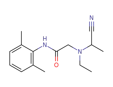 2-((1-cyanoethyl)(ethyl)amino)-N-(2,6-dimethyl-phenyl)acetamide