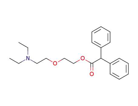 diphenyl-acetic acid-[2-(2-diethylamino-ethoxy)-ethyl ester]
