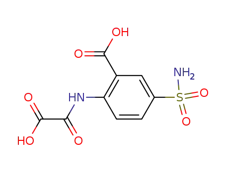 2-hydroxyoxalylamino-5-sulfamoyl-benzoic acid