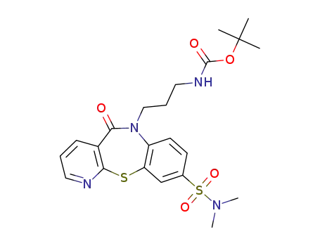 tert-butyl (3-(9-(N,N-dimethylsulfamoyl)-5-oxobenzo[b]pyrido-[3,2-f][1,4]thiazepin-6(5H)-yl)propyl)carbamate