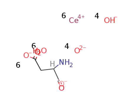 [Ce6(μ3-O)4(μ3-OH)4(H2O)6(D-aspartate)6]