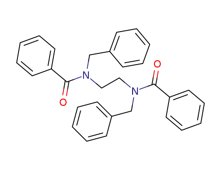 Molecular Structure of 82126-37-2 (Benzamide, N,N'-1,2-ethanediylbis[N-(phenylmethyl)-)