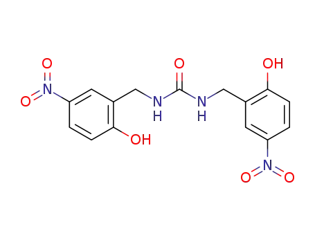 N,N'-bis-(2-hydroxy-5-nitro-benzyl)-urea
