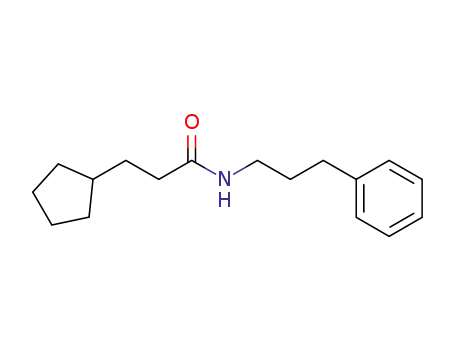 3-cyclopentyl-N-(3-phenylpropyl)propanamide