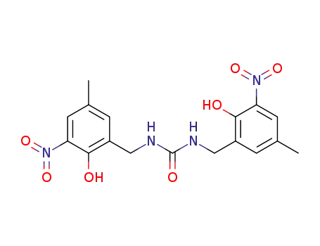 N,N'-bis-(2-hydroxy-5-methyl-3-nitro-benzyl)-urea