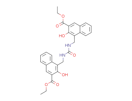 3,3'-dihydroxy-4,4'-(3-oxo-2,4-diaza-pentanediyl)-di-[2]naphthoic acid diethyl ester