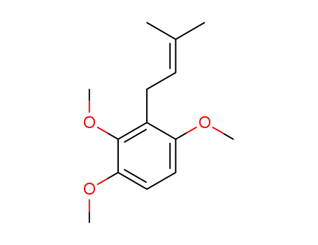 1,2,4-trimethoxy-3-(3-methylbut-2-en-1-yl)benzene