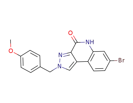 7-bromo-2-[(4-methoxyphenyl)methyl]-2H,4H,5H-pyrazolo[3,4-c]quinolin-4-one