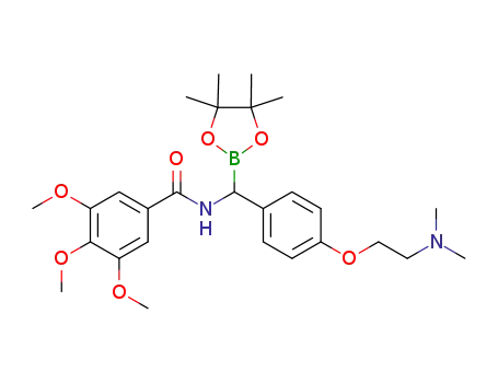 N-((4-(2-(dimethylamino)ethoxy)phenyl)(4,4,5,5-tetramethyl-1,3,2-dioxaborolan-2-yl)methyl)-3,4,5-trimethoxybenzamide