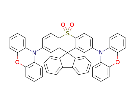 2',7'-di(10H-phenoxazin-10-yl)spiro[fluorene-9,9'-thioxanthene]-10',10'-dioxide