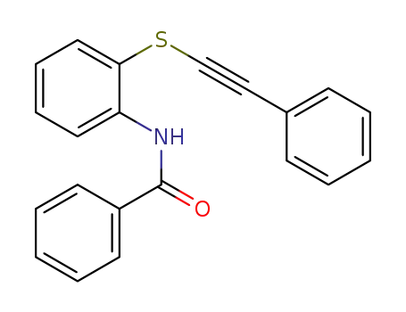 N-(2-((phenylethynyl)thio)phenyl)benzamide