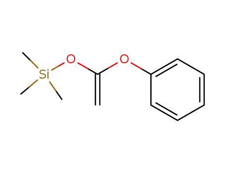 Molecular Structure of 111061-31-5 (Silane, trimethyl[(1-phenoxyethenyl)oxy]-)