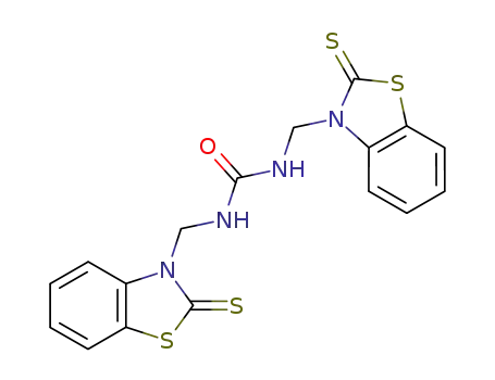N,N'-bis-(2-thioxo-benzothiazol-3-ylmethyl)-urea