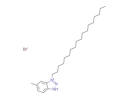 1-octadecyl-5-methyl-1H-benzo[d][1,2,3]triazole-1- ium bromide