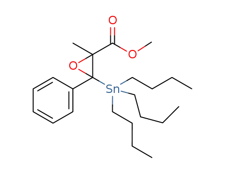 methyl 2-methyl-3-phenyl-3-(tributylstannyl)oxirane-2-carboxylate